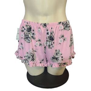 PJ Couture Floral Sleep Shorts‎ Size Small